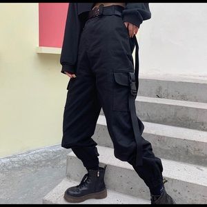 Black Cargo pants